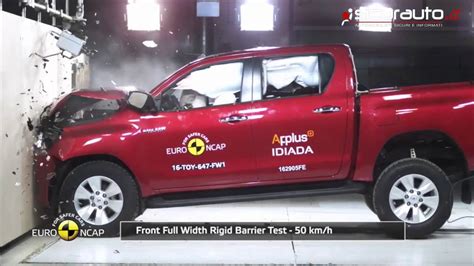 pole impact crash test video|Euro NCAP Crash Test of Toyota Hilux .